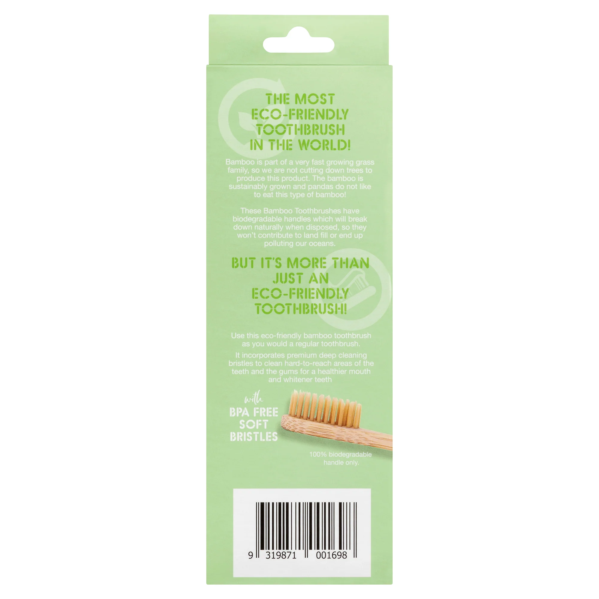 Bamboo Toothbrush (4 Pack) - Image 3
