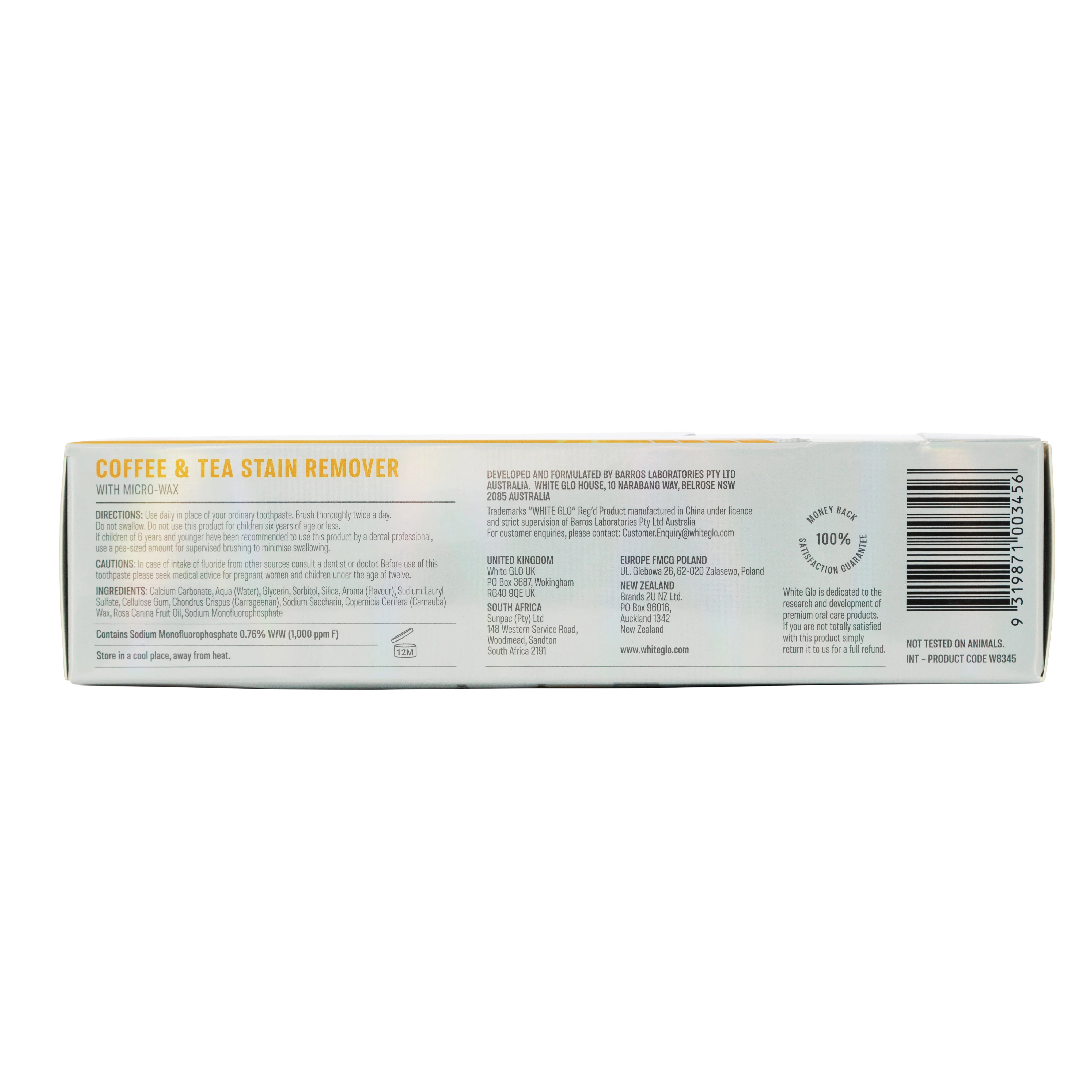 Coffee & Tea Toothpaste 150g (New) - Image 5