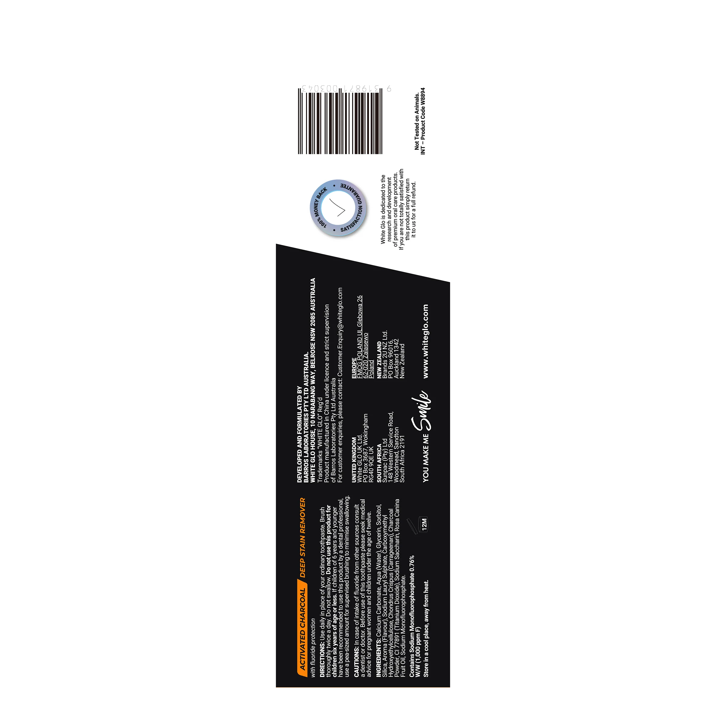 Extra Strength Charcoal Toothpaste 160g - Image 5