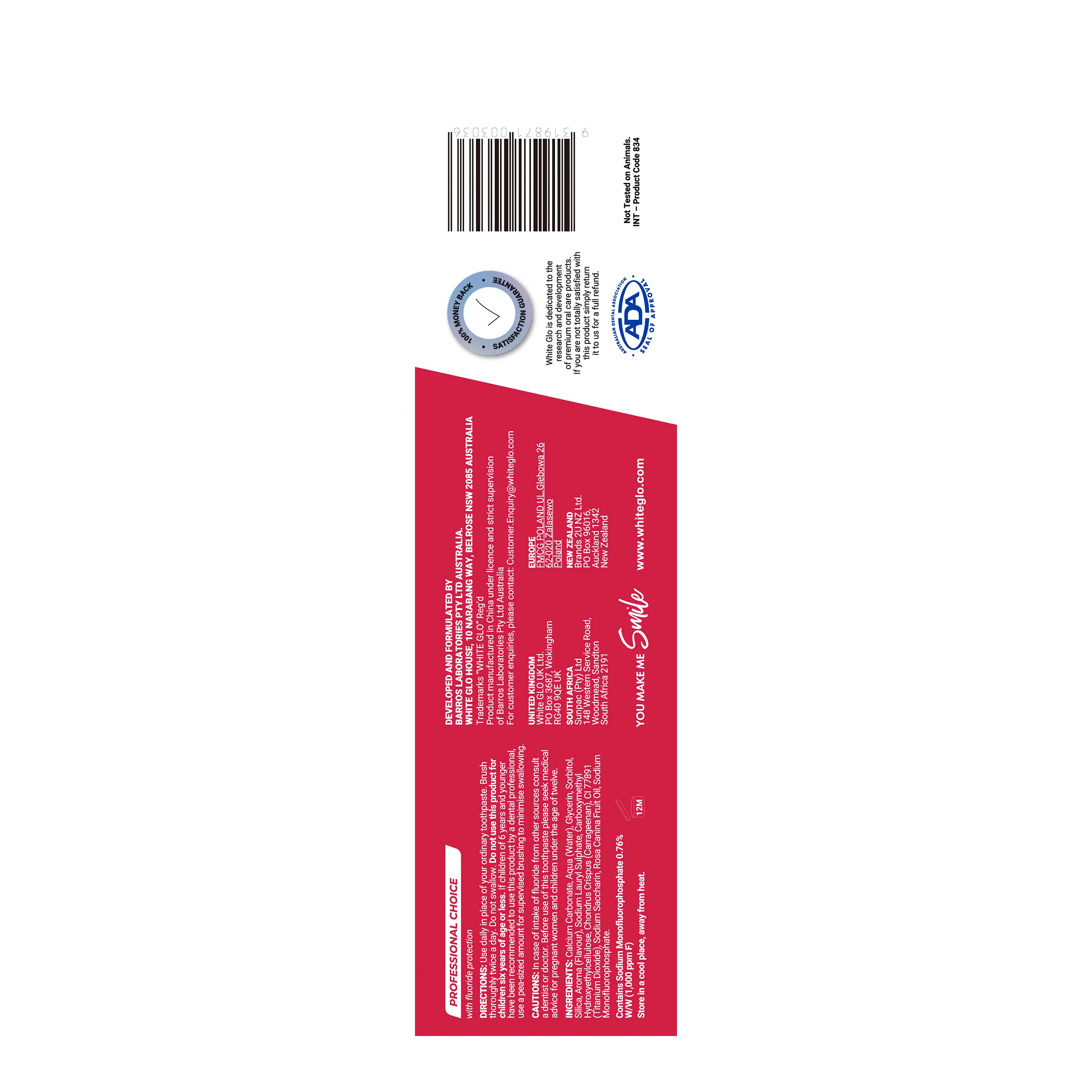 Extra Strength Professional Choice Toothpaste 160g - Image 5